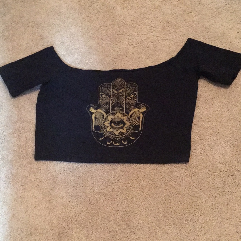 American apparel crop top